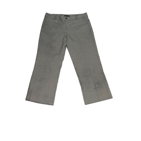 Banana Republic Pants - Banana Republic Logan Crop Herringbone Print Pants Women’s Size 8